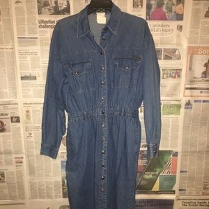Vintage Denim Midi